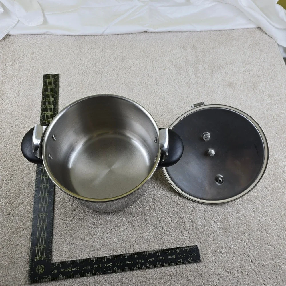 Magefesa 8L 8.45 Qt Pressure Cooker 18/10 Stainless Steel 01086 Great Condition